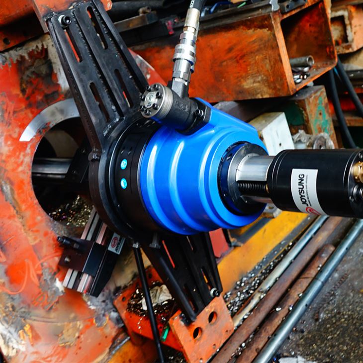 Boormachine voor zwaar materieel