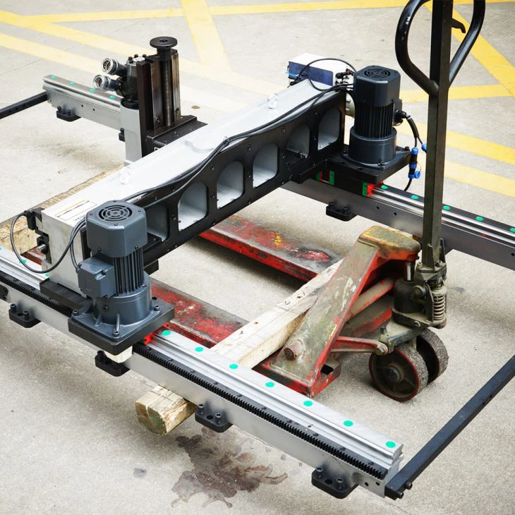 Portable Gantry Frezen op locatie